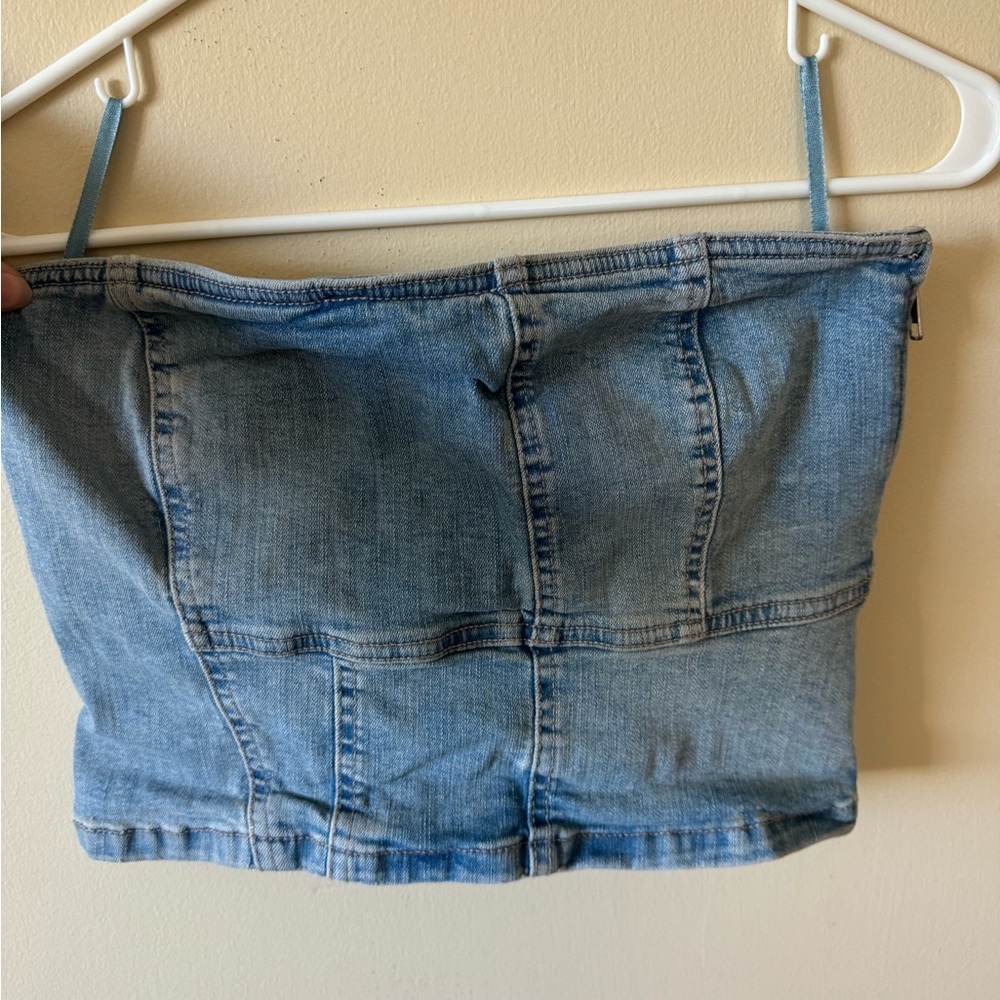 Zara Zipped Bandeau